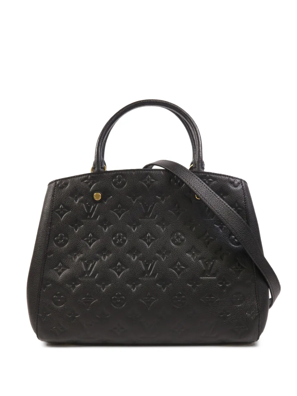 Louis Vuitton Pre-Owned Monogram Empreinte Montaigne MM shoulder bag - Nero