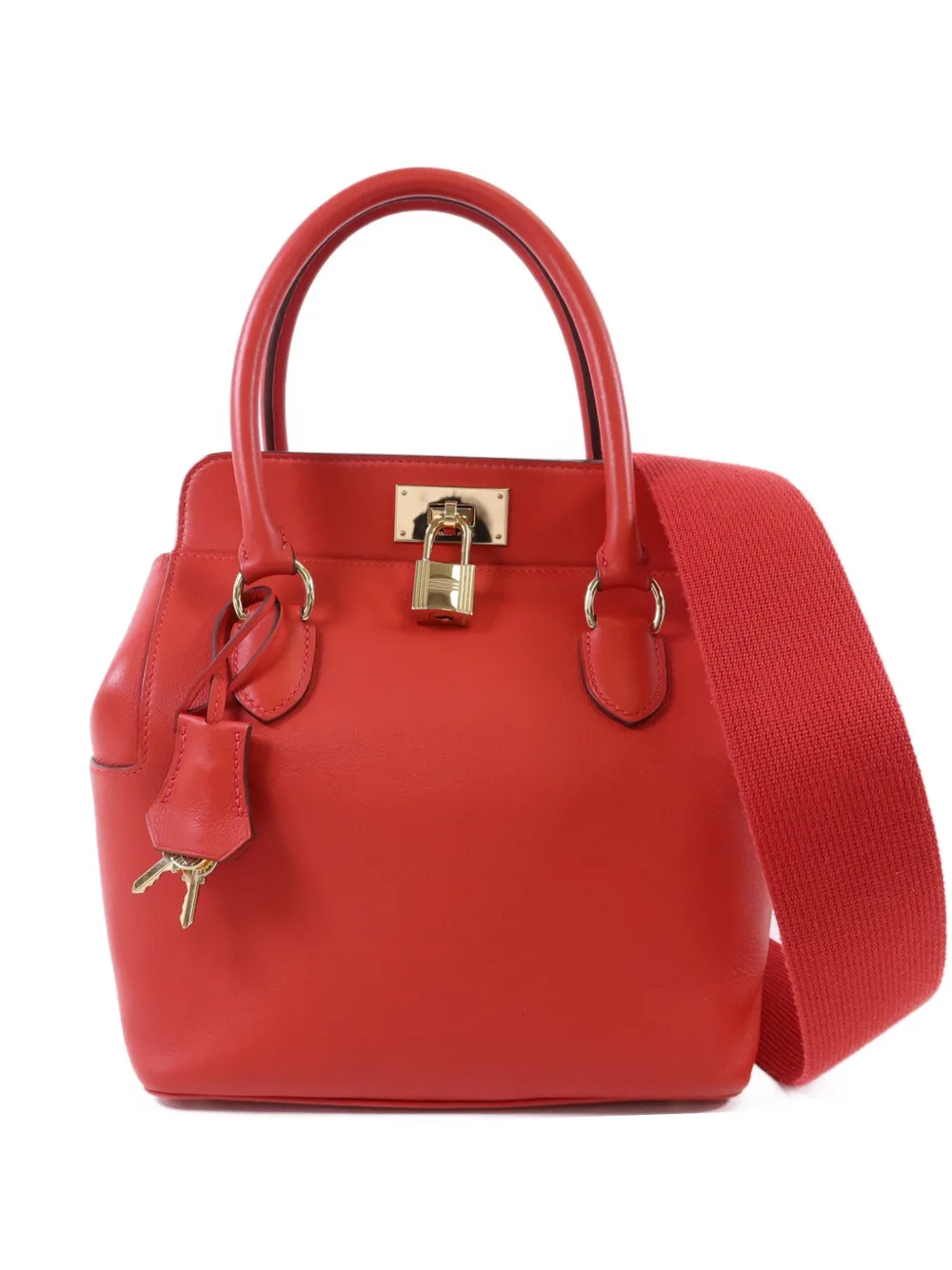Hermès Pre-Owned 2018 20 Tool Box tote bag - Rosso