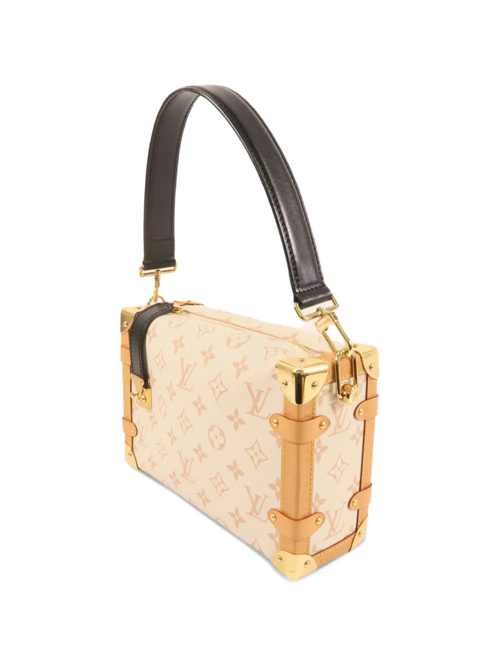 Louis Vuitton Pre-owned MM Side Trunk Two-way Handbag in Neutrals, view 3