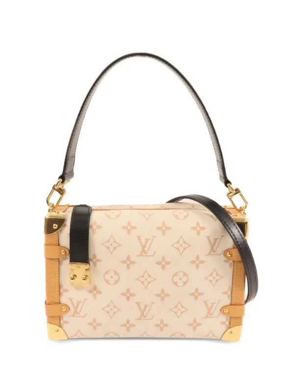 Louis Vuitton Pre-owned MM Side Trunk Two-way Handbag in Neutrals