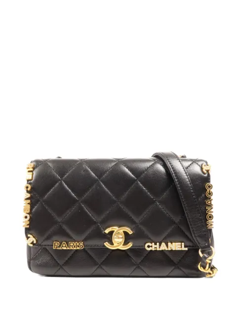 CHANEL Pre-Owned mini Matelasse CC turn-lock flap bag