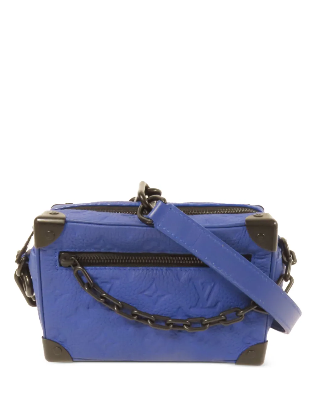 Louis Vuitton Pre-Owned Monogram Empreinte Mini Soft Trunk calfskin crossbody bag - Blau