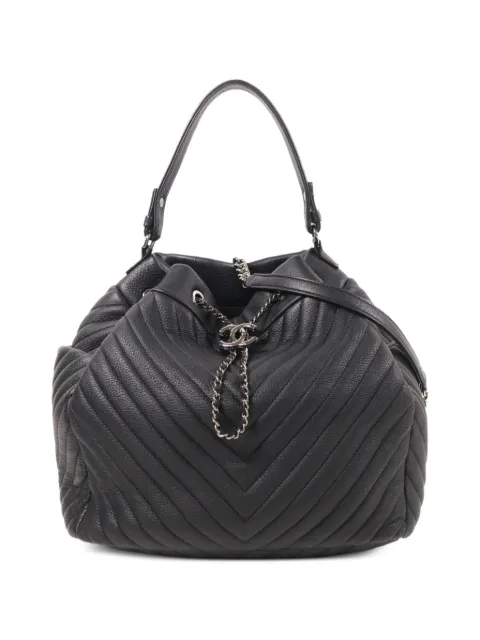 CHANEL Pre-Owned CC chain bucket bag