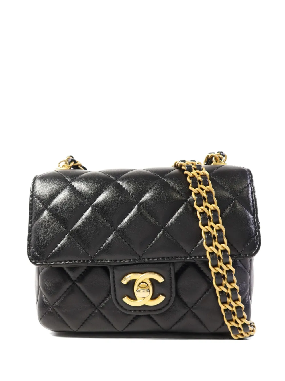CHANEL Pre-Owned CC turn-lock quilted shoulder bag - Nero