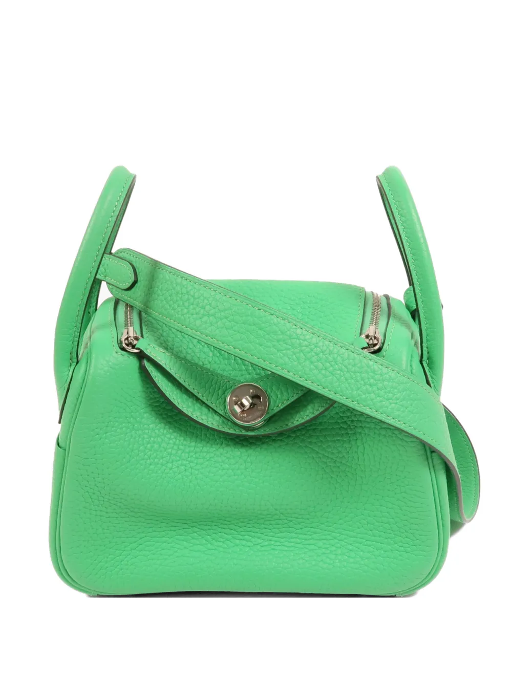 Hermès Pre-Owned Mini Lindy shoulder bag - Verde