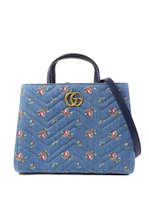 Gucci Pre-Owned GG Marmont denim tote bag