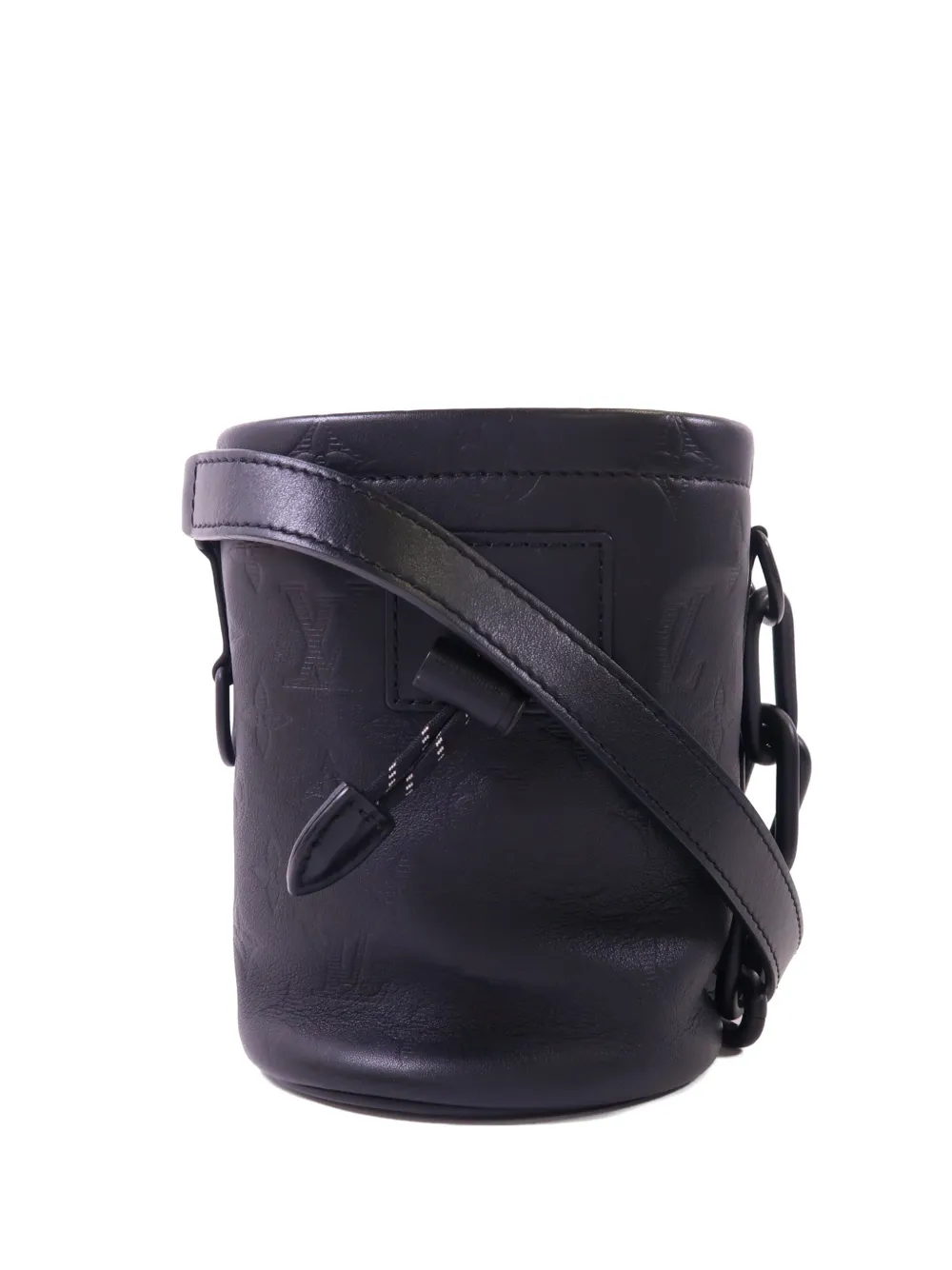 Louis Vuitton Pre-Owned Chalk Nano Monogram Shadow shoulder bag - Nero