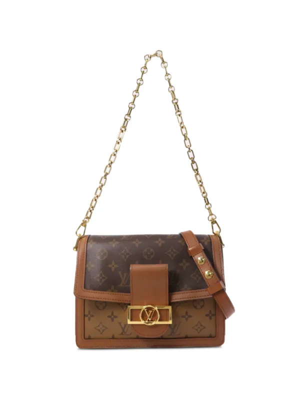 Louis Vuitton Pre-owned MM Dauphine Shoulder Bag in Brown