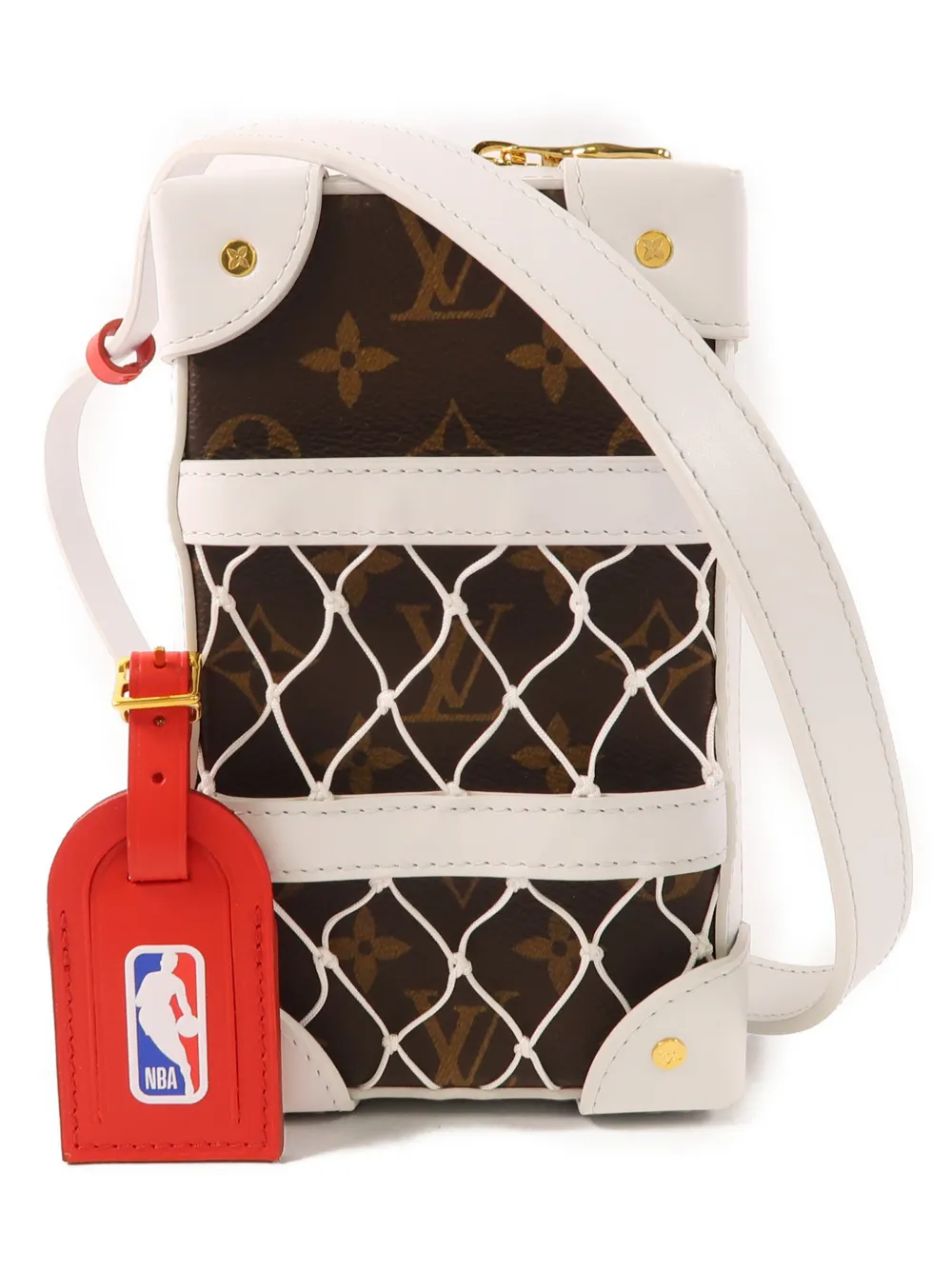 Louis Vuitton Pre-Owned x NBA Soft Trunk Monogram shoulder bag - Marrone