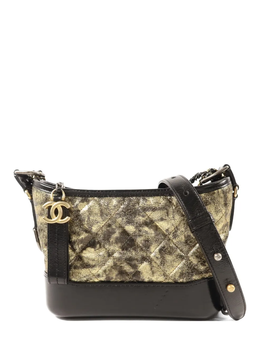 CHANEL Pre-Owned Gabrielle CC quilted shoulder bag - Oro