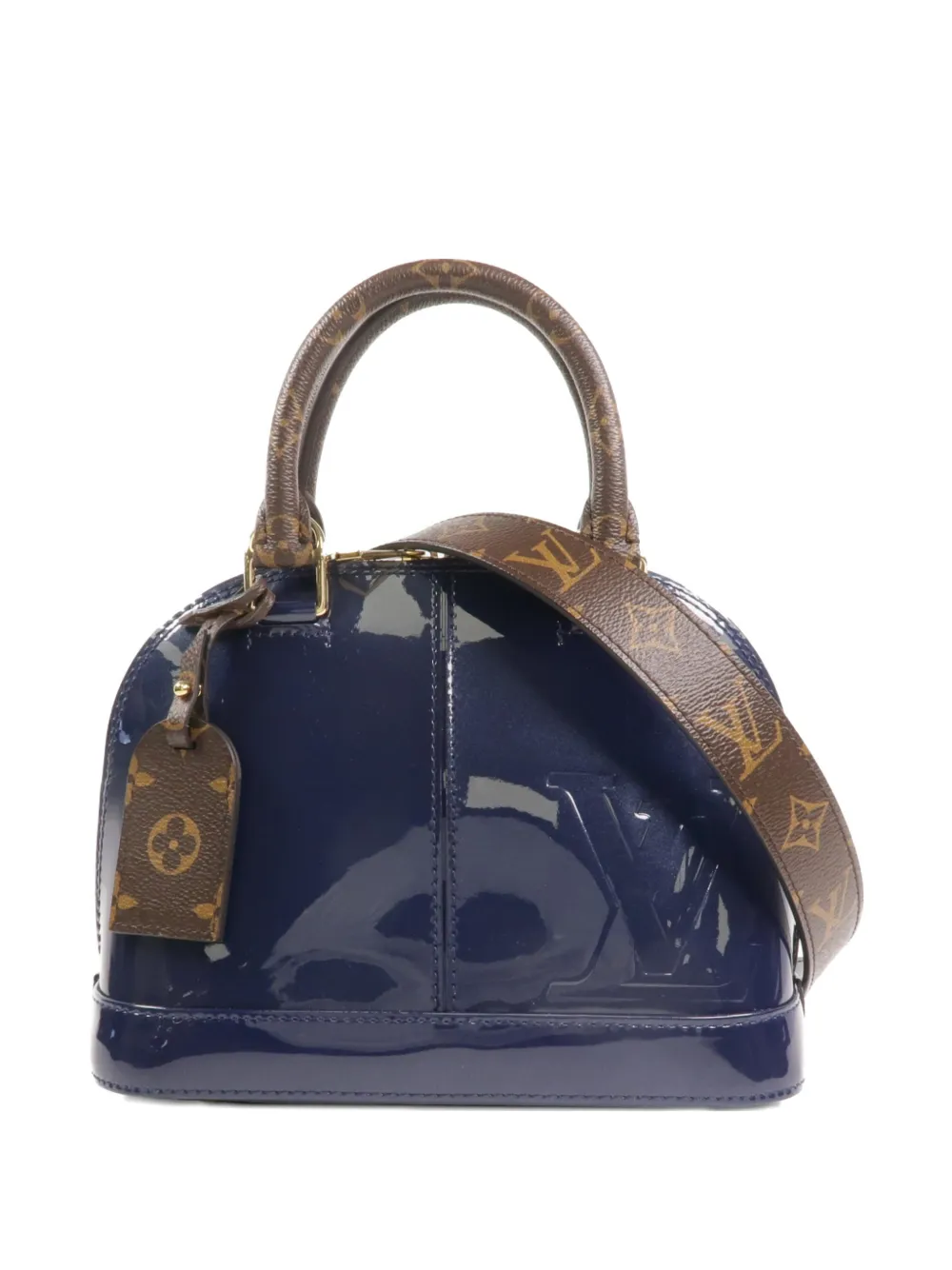 Louis Vuitton Pre-Owned Alma BB Monogram Vernis tote bag - Blau