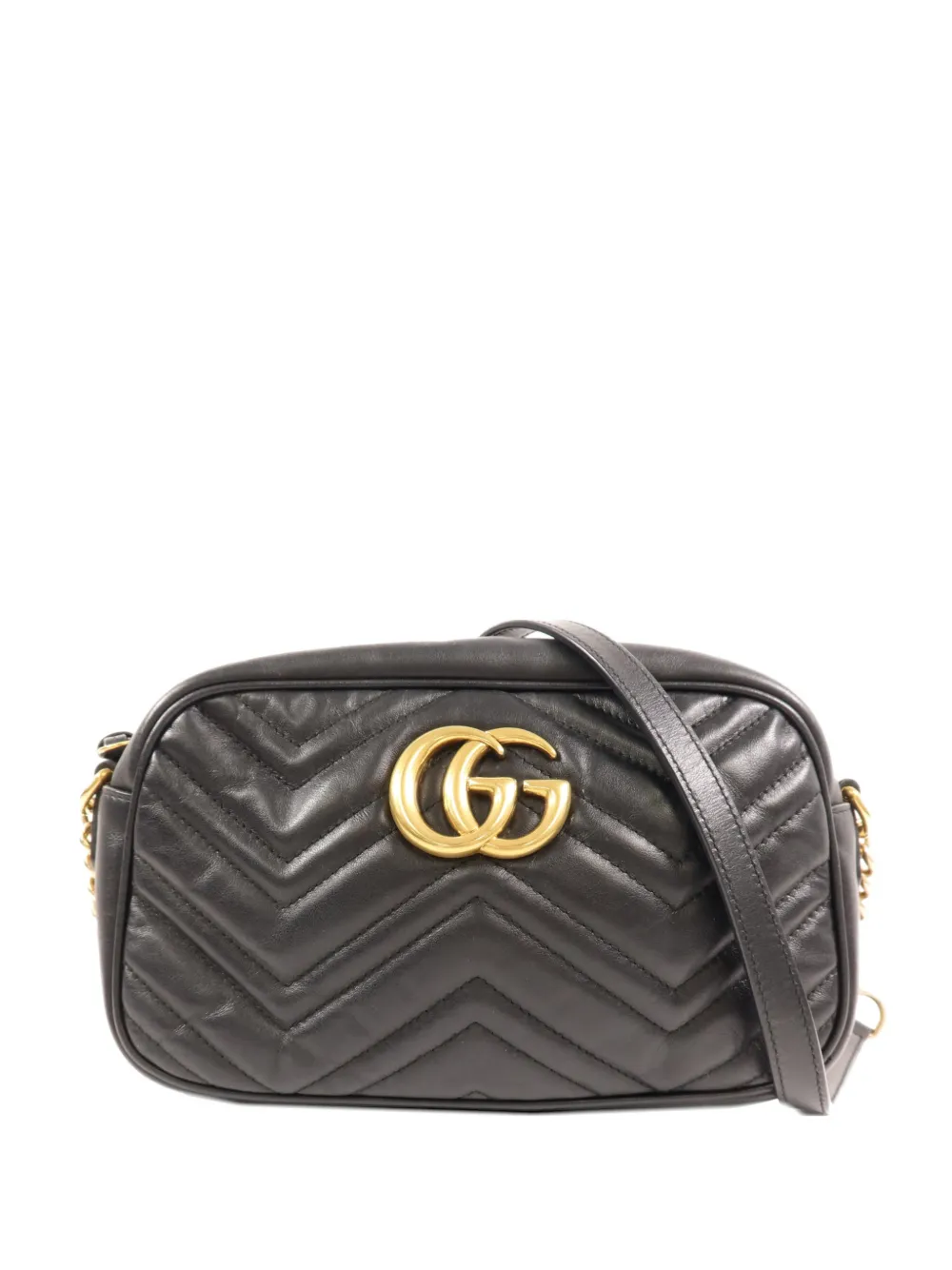 Gucci Pre-Owned GG Marmont matelassé shoulder bag - Nero