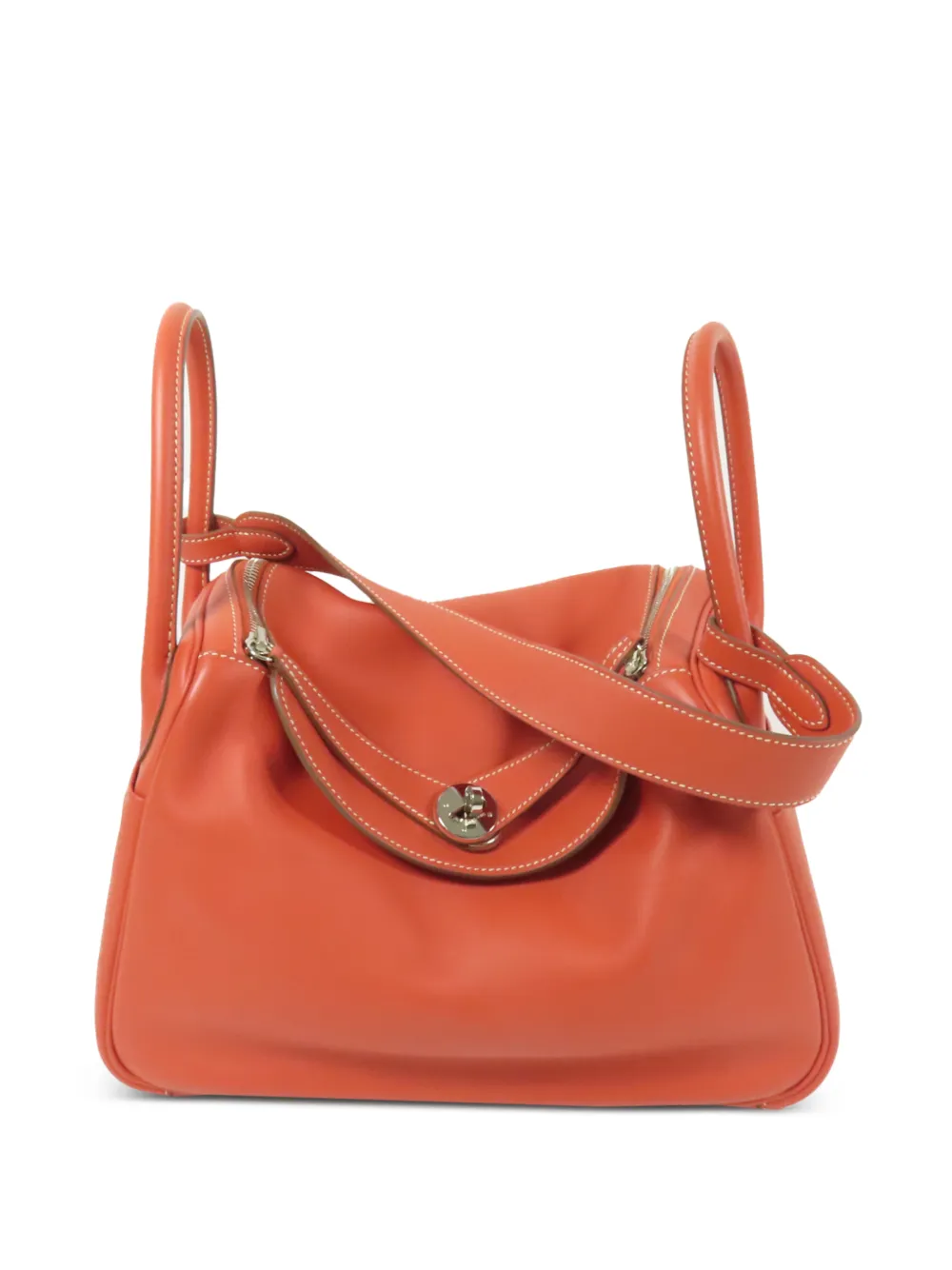 Hermès Pre-Owned 30 Lindy shoulder bag - Arancione