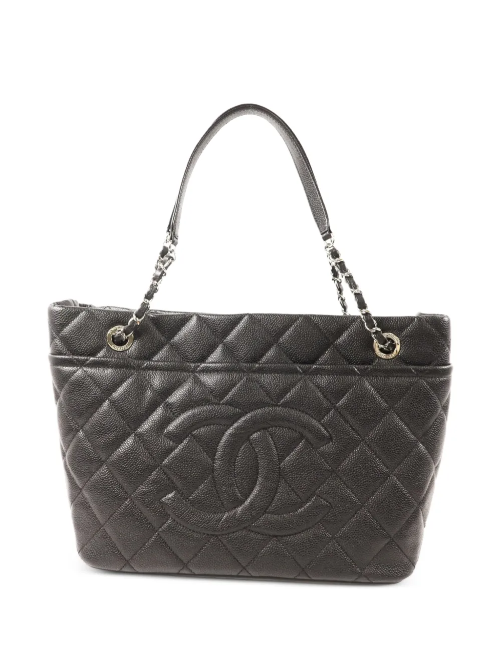 CHANEL Pre-Owned quilted CC tote bag - Nero