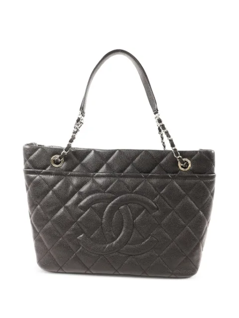 CHANEL Pre-Owned quilted CC tote bag