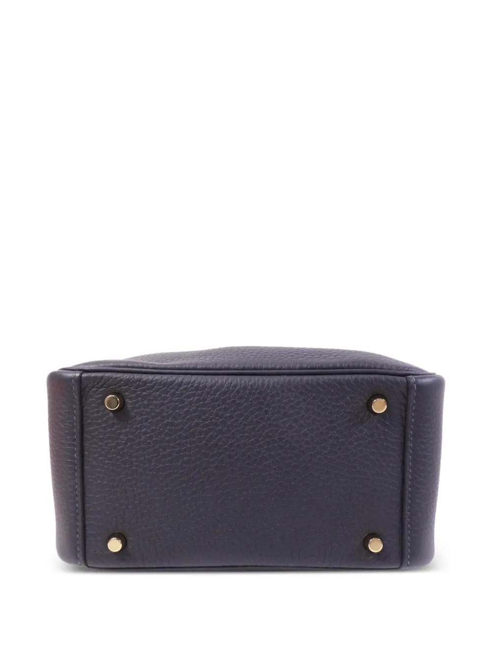 Hermès Pre-owned Mini Lindy Two-way Handbag in Blue, view 4