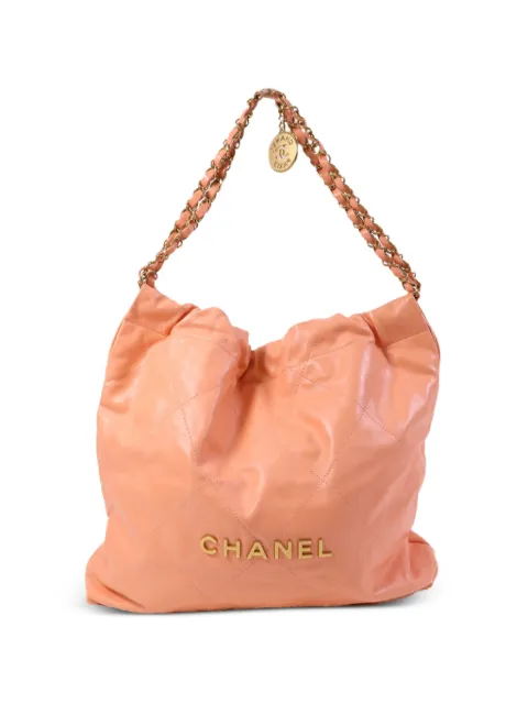 CHANEL Pre-Owned 22 CC quilted tote bag
