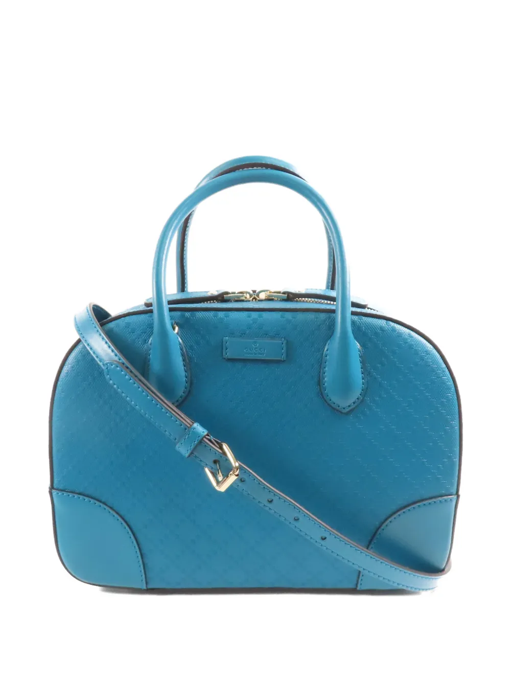 Gucci Pre-Owned patterned shoulder bag - Blu