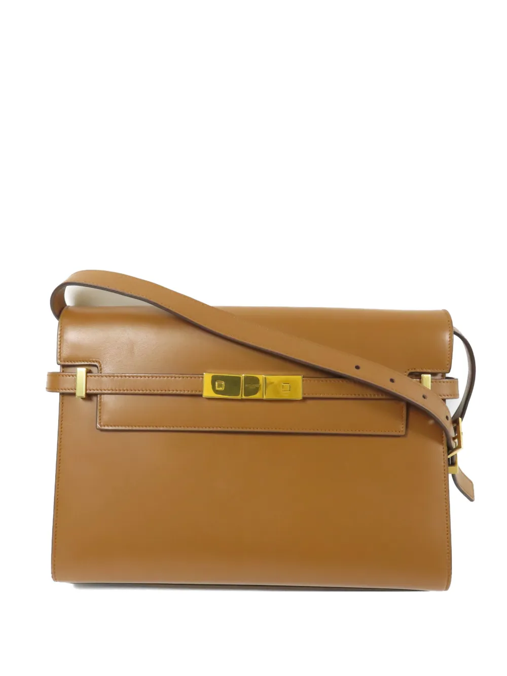 Saint Laurent Pre-Owned Manhattan shoulder bag - Brown