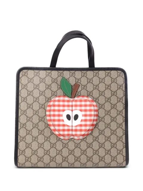 Gucci Pre-Owned bolso shopper con parche de manzana y logo GG