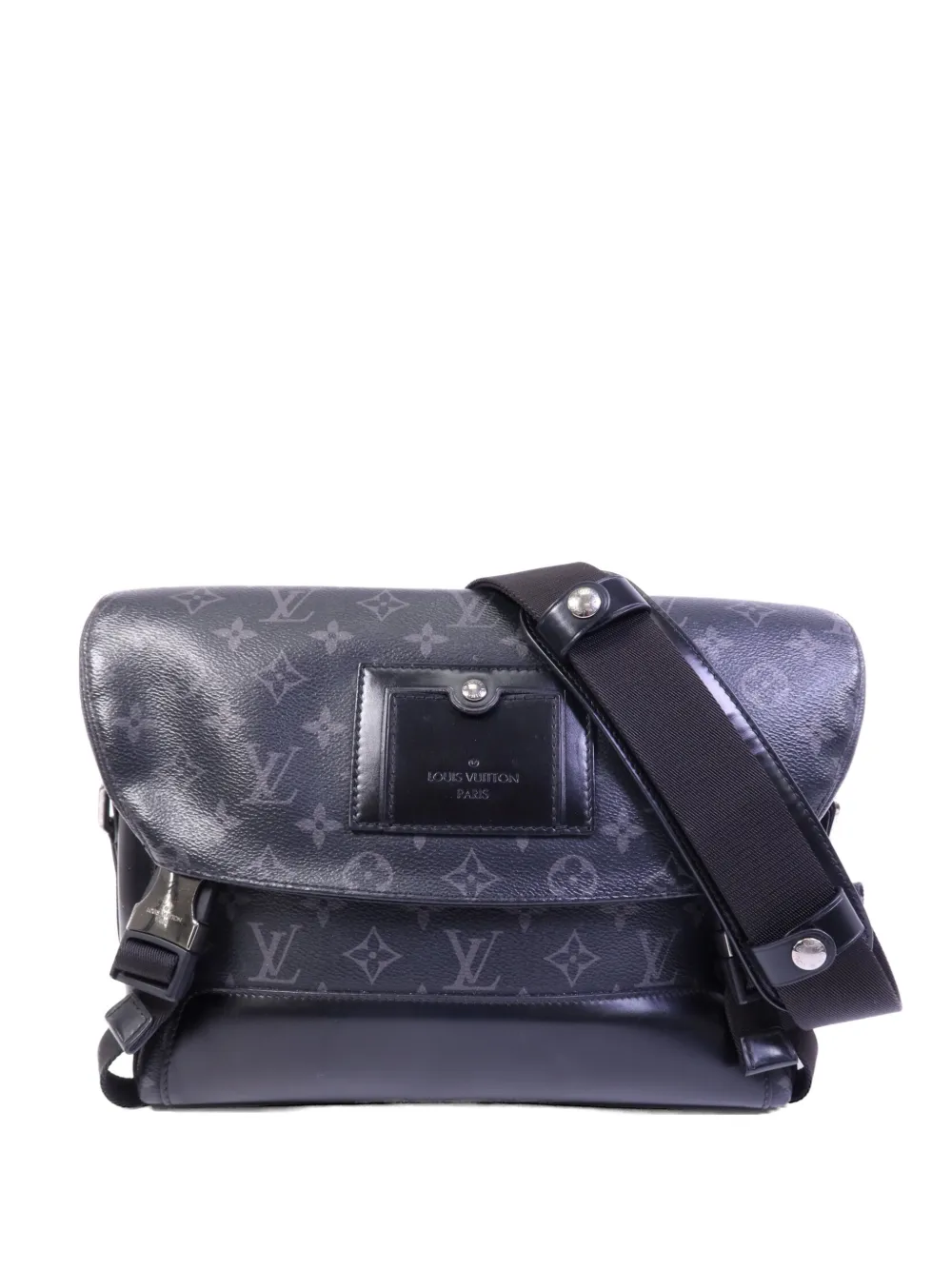 Louis Vuitton Pre-Owned Monogram Eclipse Voyager messenger bag - Schwarz