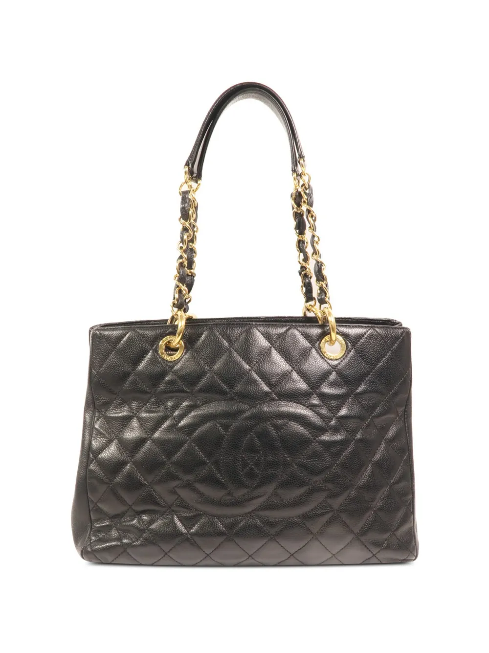 CHANEL Pre-Owned Grand Shopping Tote quilted shoulder bag - Black