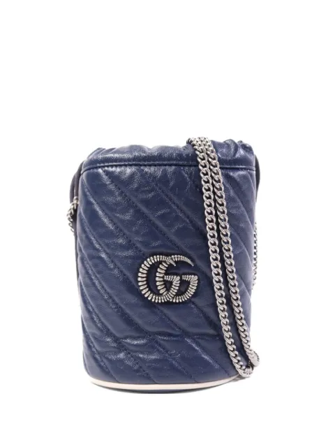 Gucci Pre-Owned GG Marmont bucket bag
