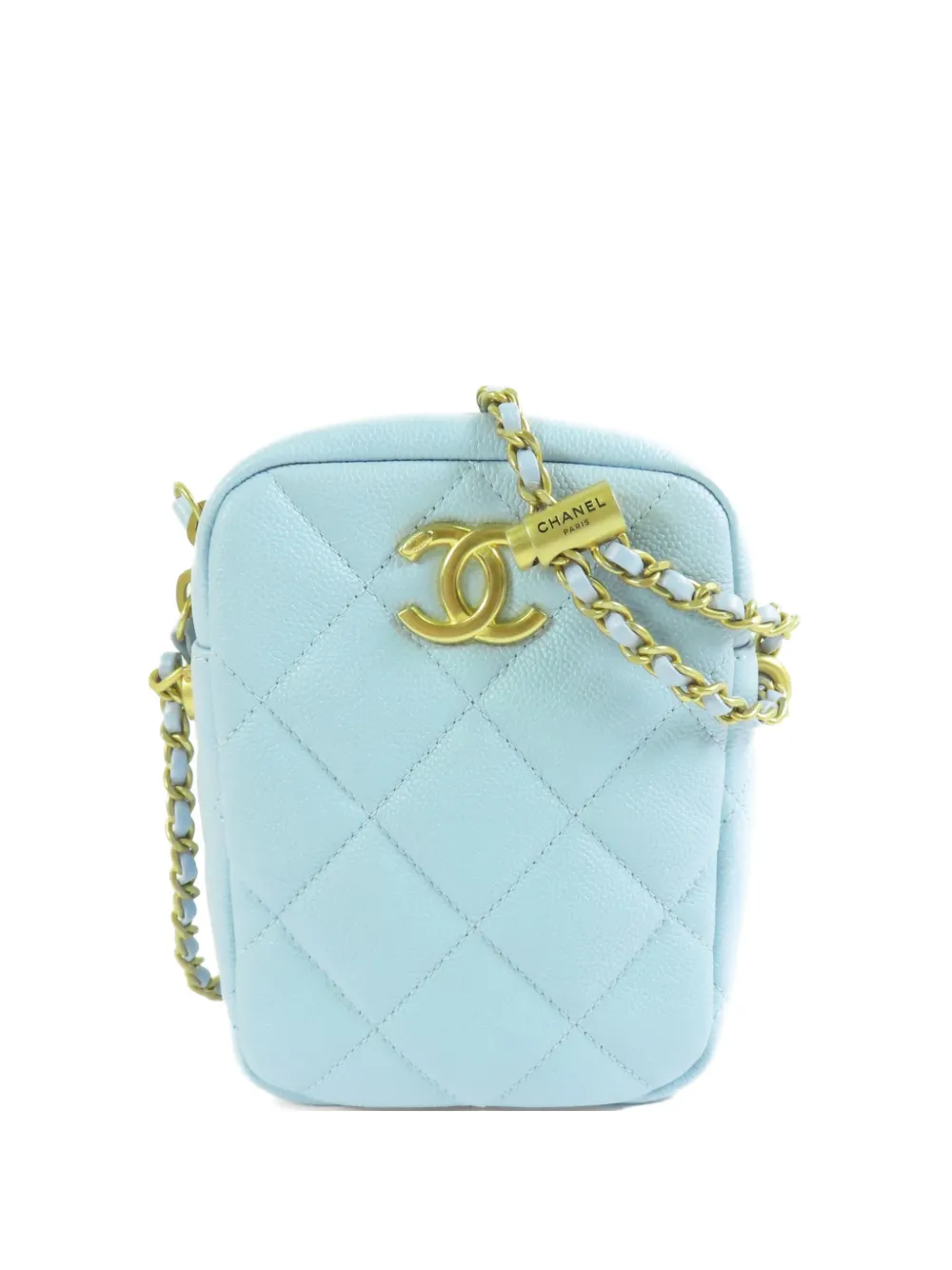CHANEL Pre-Owned mini CC camera bag - Blu