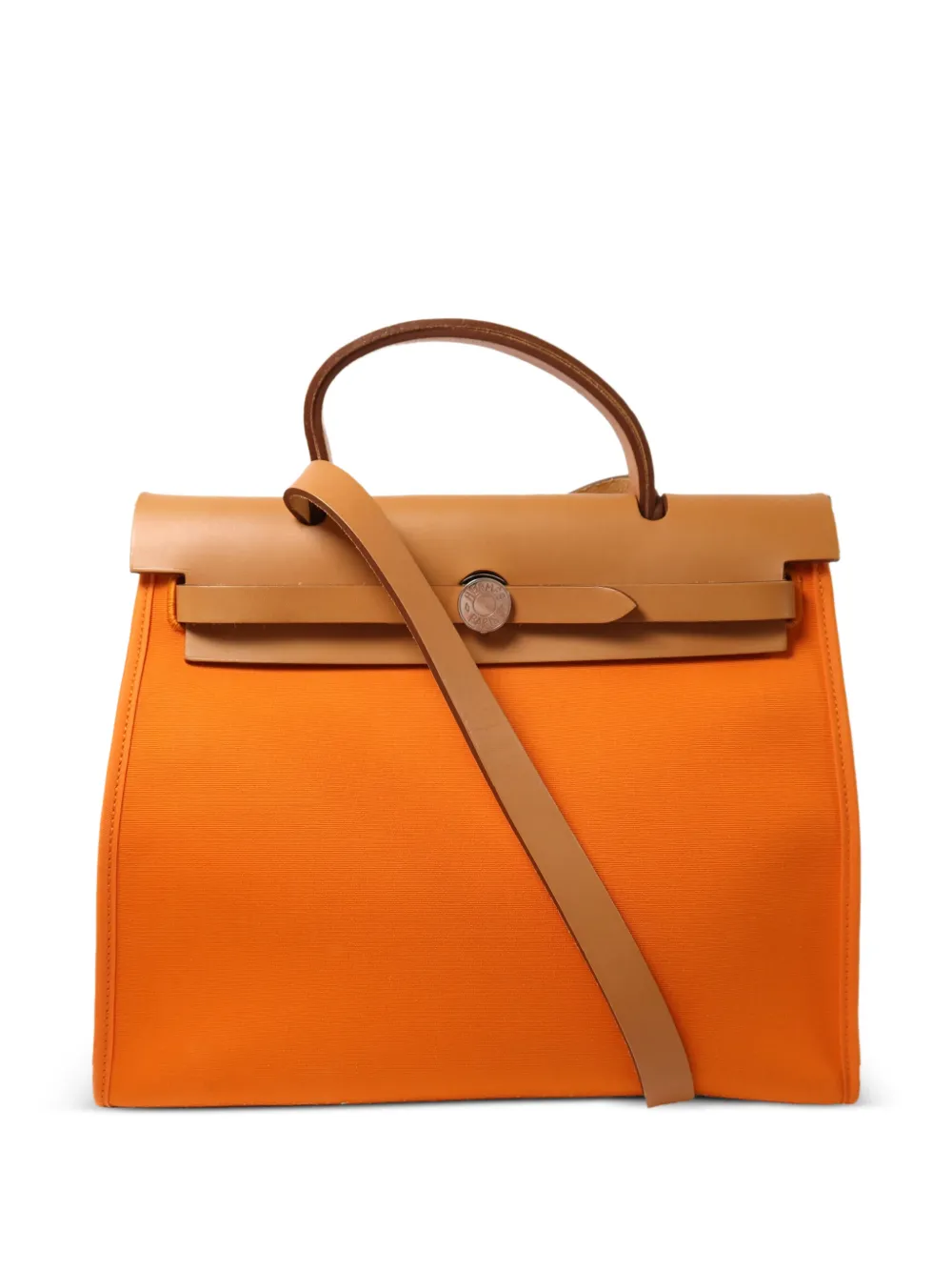 Hermès Pre-Owned 2013 PM Herbag 2 Way canvas tote bag - Arancione