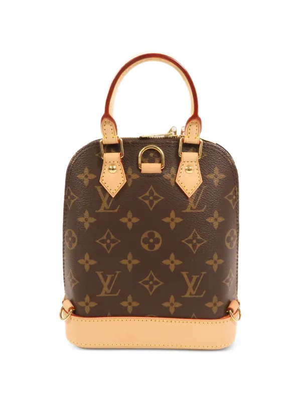 Louis Vuitton Pre-Owned Alma Monogram Backpack | Brown  display picture 1