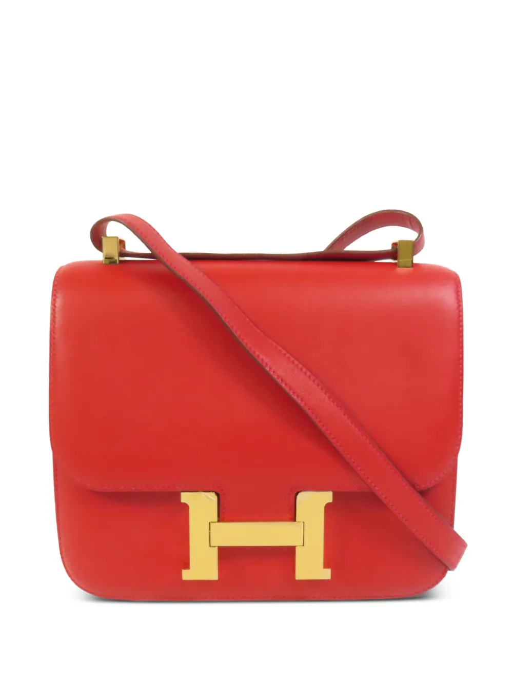 Hermès Pre-Owned Constance 24 leather shoulder bag - Rosso