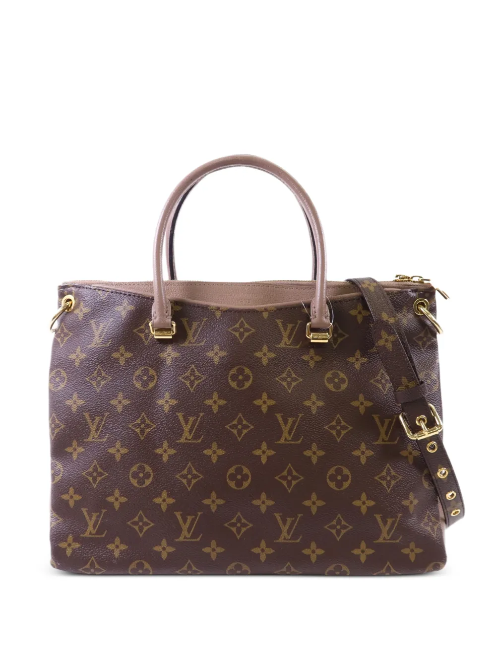 Louis Vuitton Pre-Owned MM Pallas Monogram shoulder bag - Braun