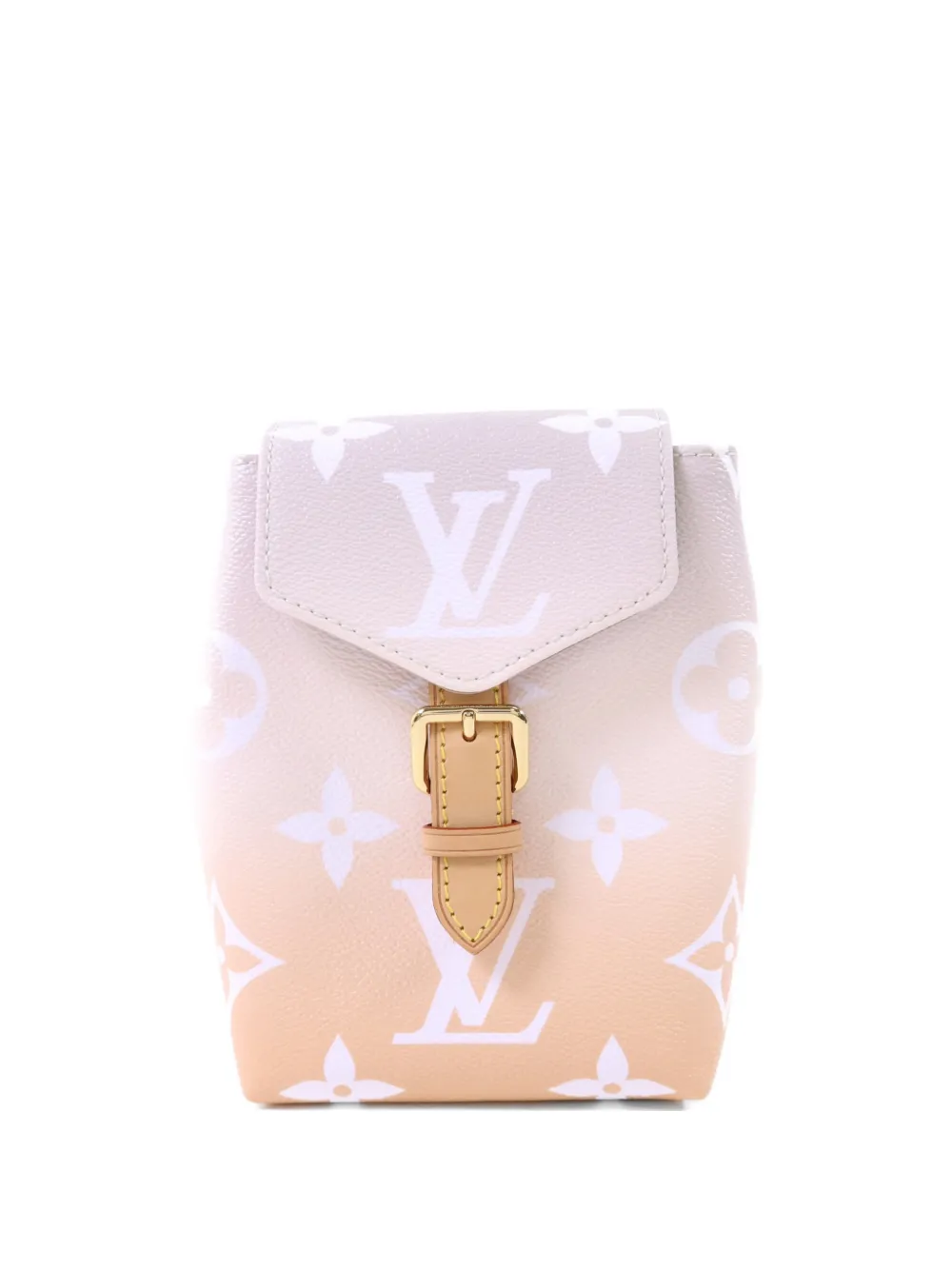 Louis Vuitton Pre-Owned By The Pool Monogram-Giant buckle backpack - Nude