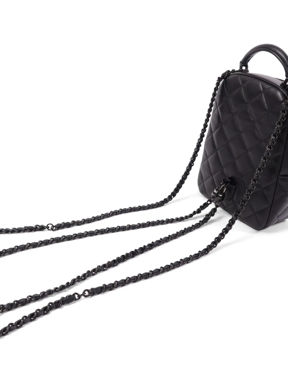 CHANEL Pre-Owned Gewatteerde rugzak Zwart