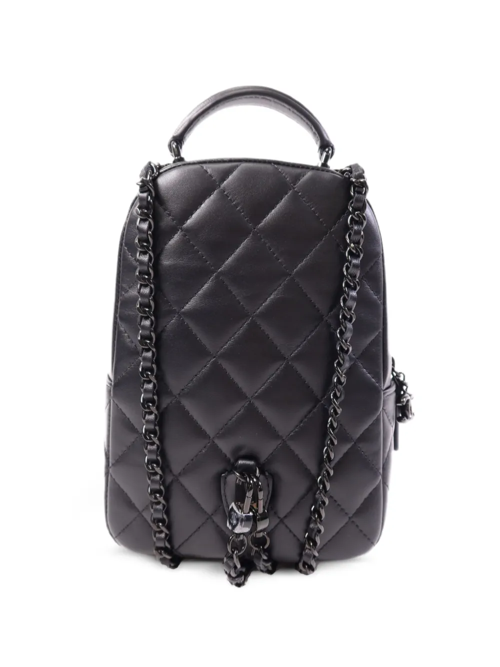 CHANEL Pre-Owned Gewatteerde rugzak Zwart