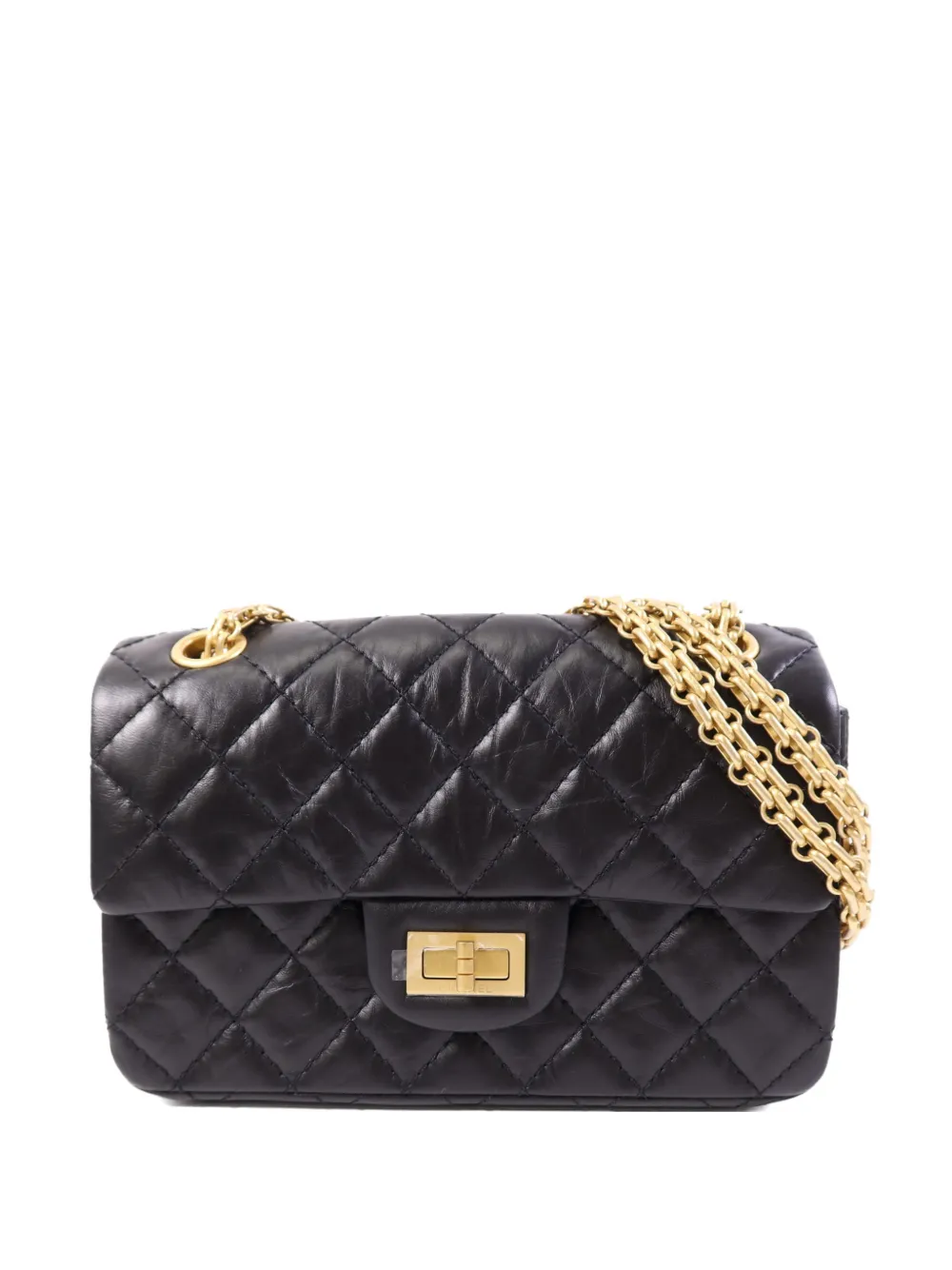 CHANEL Pre-Owned 2.55 quilted tote bag - Black