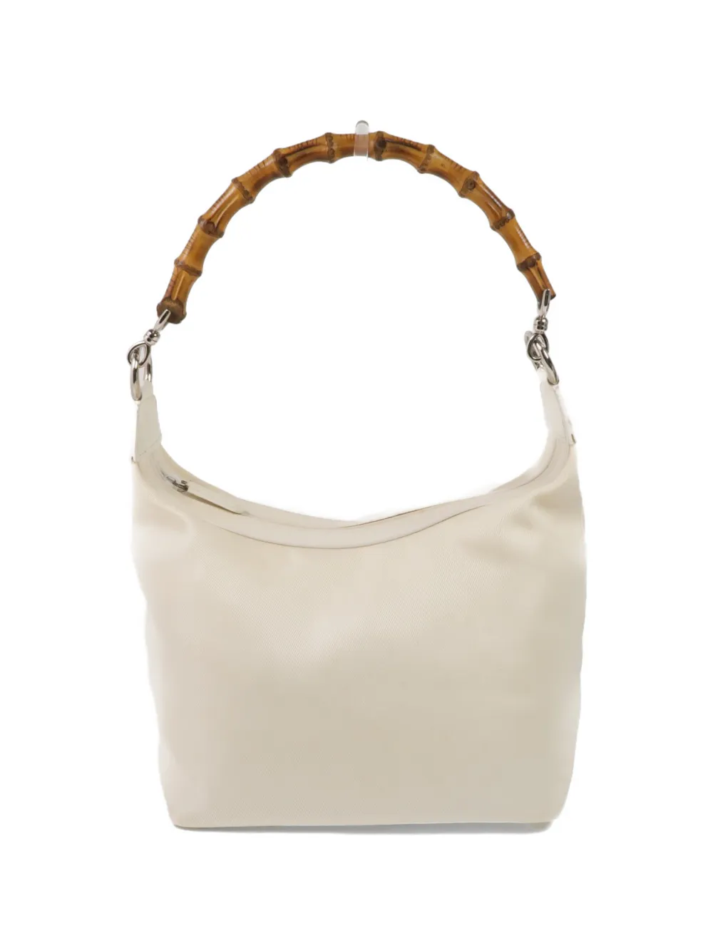 Gucci Pre-Owned Bamboo handle shoulder bag - Toni neutri