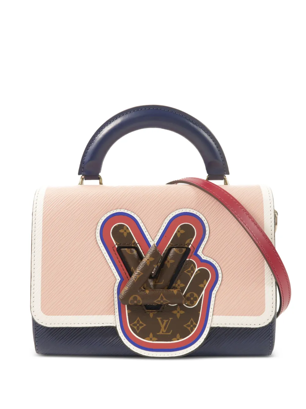 Louis Vuitton Pre-Owned MM Twist Epi tote bag - Blu