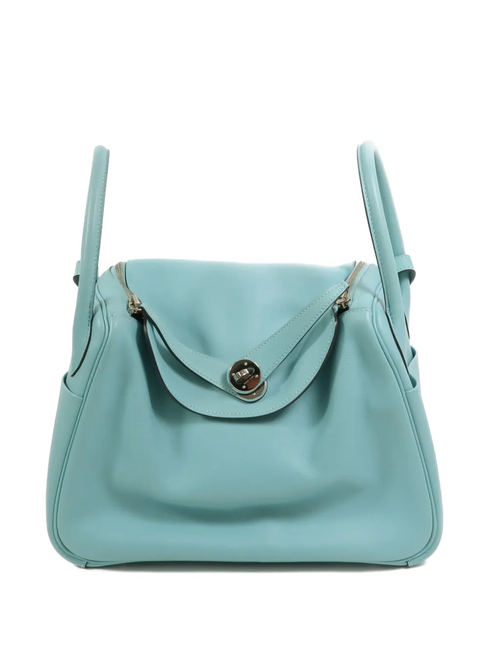 Hermès Pre-Owned Lindy 30 leather tote bag - Blu