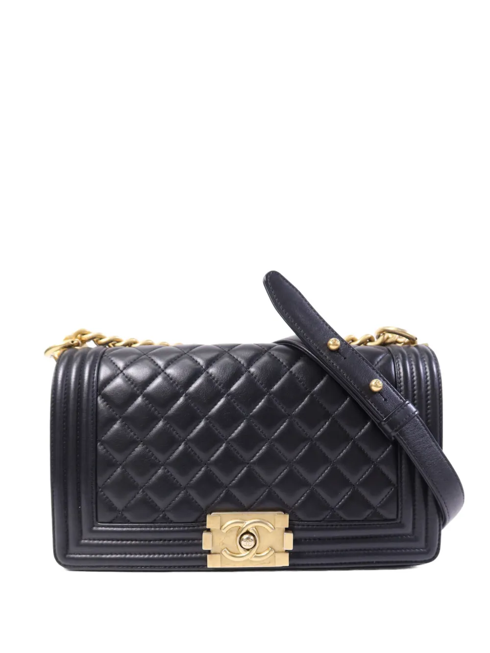 CHANEL Pre-Owned 25 Boy quilted shoulder bag - Schwarz