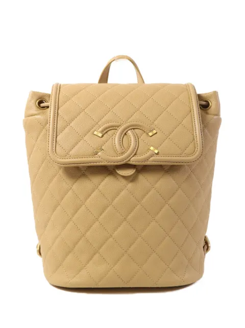 CHANEL Pre-Owned Filigree backpack