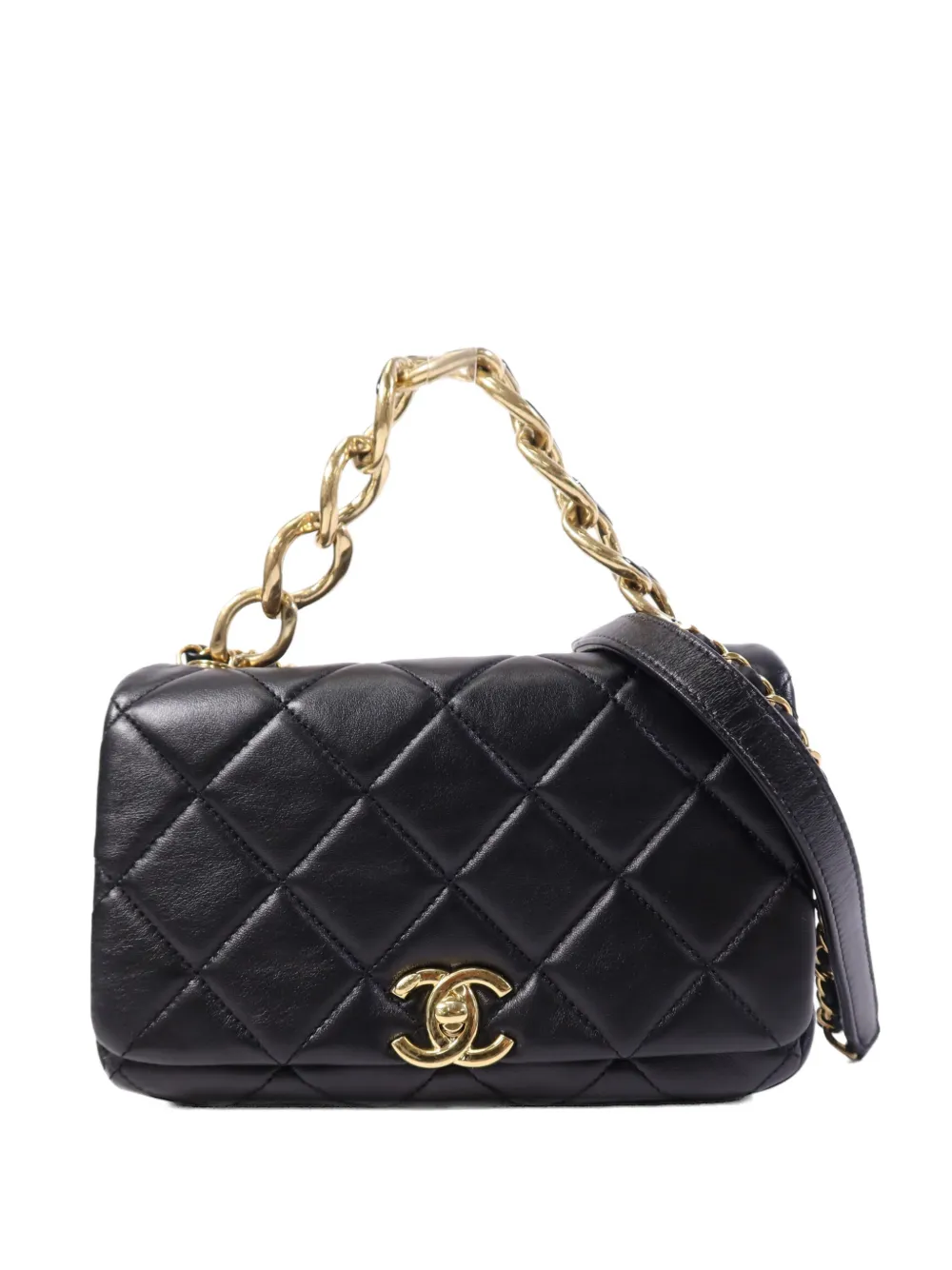 CHANEL Pre-Owned CC turn-lock shoulder bag - Schwarz
