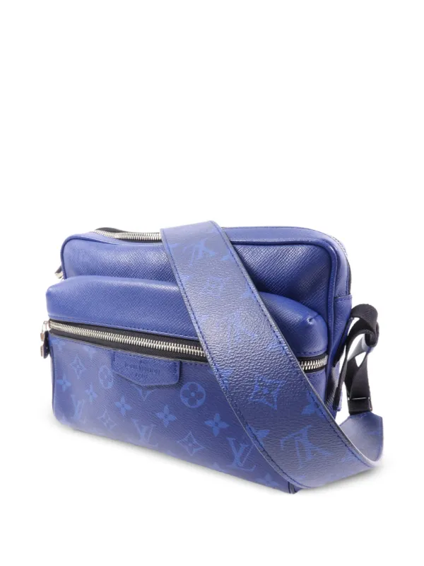 LOUIS VUITTON モノグラム マスク ブルー Louis Vuitton Pre-Owned Outdoor Taigarama Messenger Bag | Blue