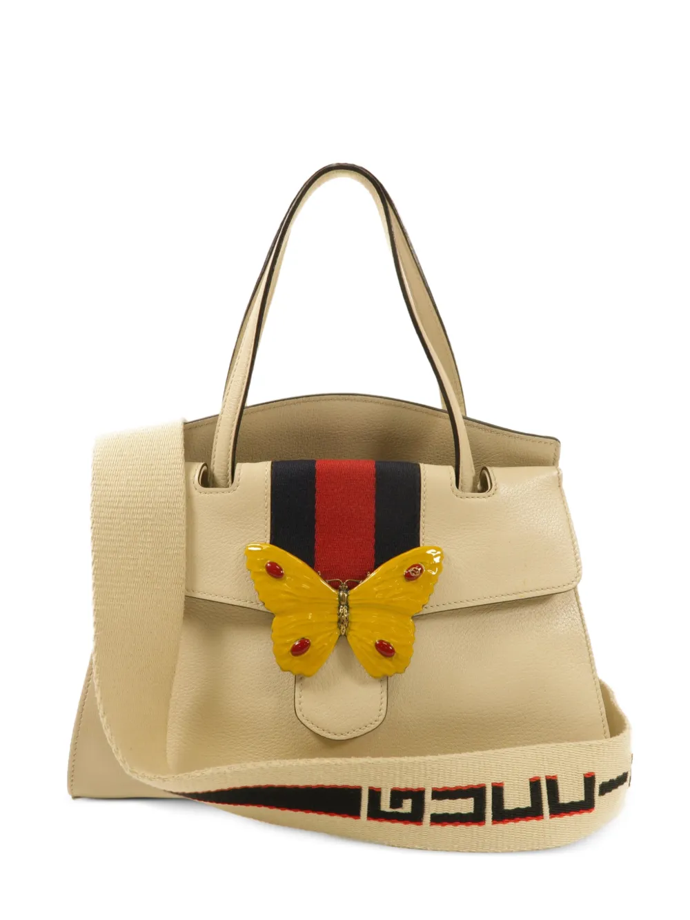Gucci Pre-Owned Totem Butterfly two-way handbag - Toni neutri