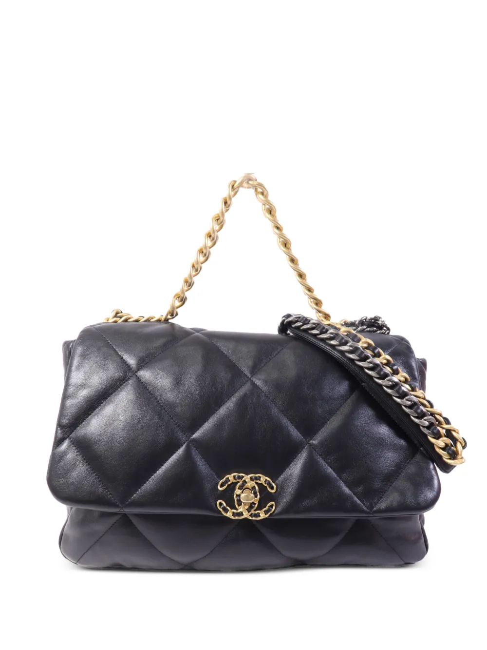 CHANEL Pre-Owned Chanel 19 Maxi shoulder bag - Black