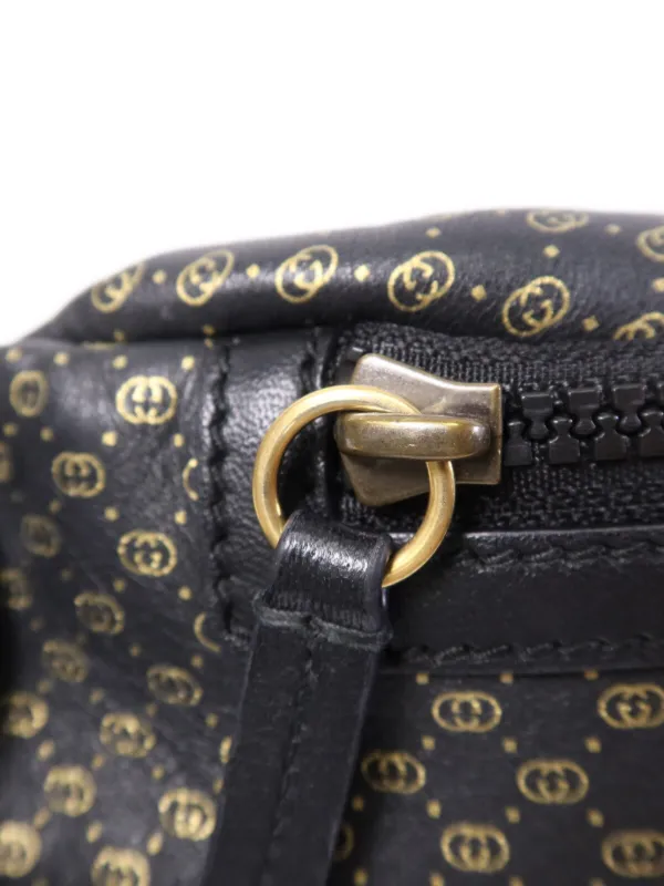 Gucci Pre-Owned x Dapper Dan GG ベルトバッグ | ブラック | FARFETCH JP
