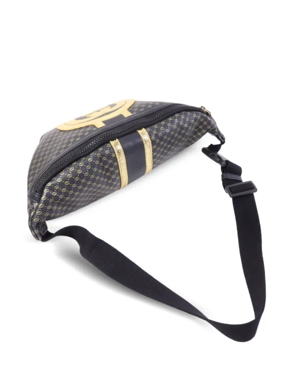 Gucci Pre-Owned x Dapper Dan GG ベルトバッグ | ブラック | FARFETCH JP