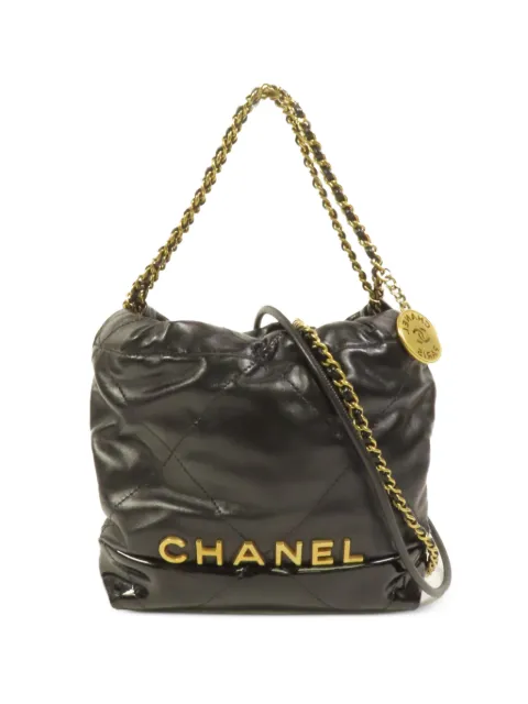 CHANEL Pre-Owned bolsa de hombro 22 mini