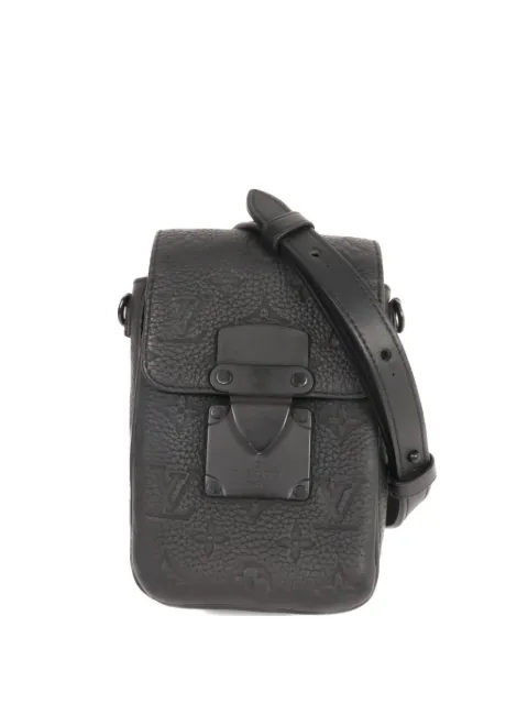 Louis Vuitton Pre-Owned S-Lock Monogram Taurillon messenger bag