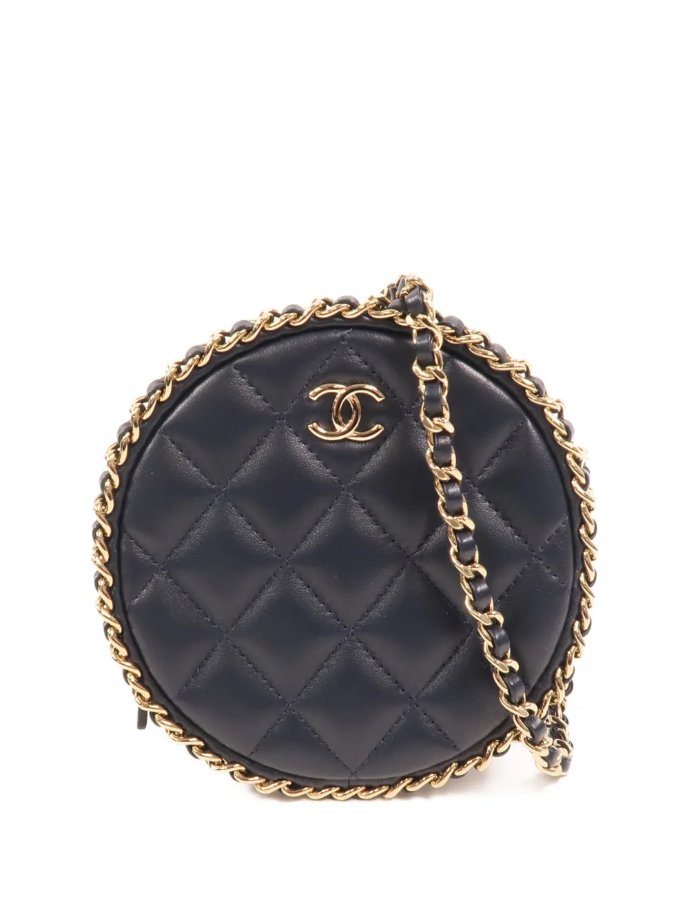 CHANEL Pre-Owned Borsa a spalla con catena - Blu